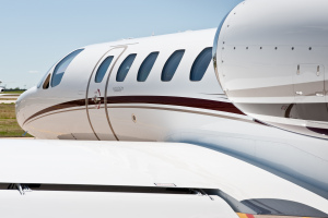 PHOTOS OF USED AIRCRAFT OUT ON COMPASS ROSE WITH BOTH EXTERIOR AND INTERIOR PHOTOS TAKEN FOR EAST AFRICAN AIR CHARTERS  BARRIE ROESLER550-1088  5Y-CCB  N158SG